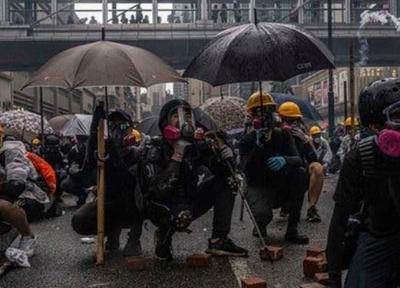 معترضان هنگ کنگ با خواندن سرود ملی آمریکا و انگلیس خواهان جدایی از چین شدند