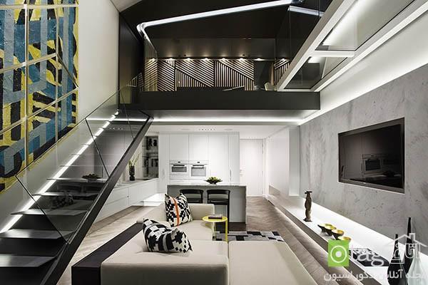 معرفی آپارتمان دوبلکس کوچک با طراحی ساده و بسیار شیک