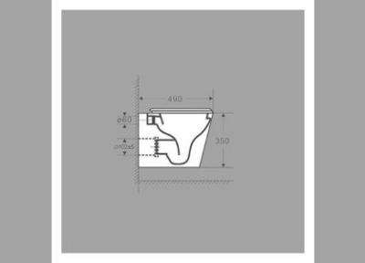 ابعاد توالت فرنگی وال هنگ (مقدار های لازم در نصب توالت فرنگی دیواری)