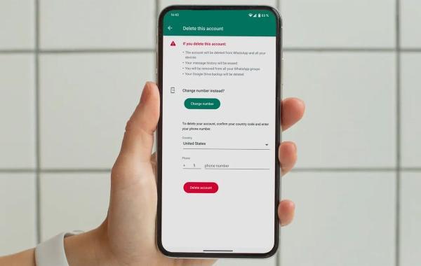چگونه اکانت واتساپ را حذف کنیم؟