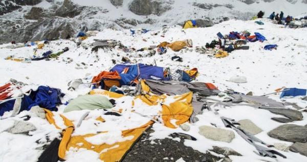 قله اورست؛ مرتفع ترین زباله دان دنیا