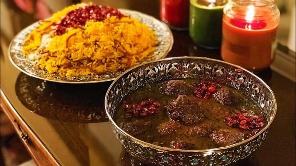 طرز تهیه خورشت ناردون با گوشت گوسفندی محلی و اصیل