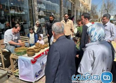 برگزاری طرح کارگاه گردی و آشنایی گردشگران با هنر سفالگری در لالجین