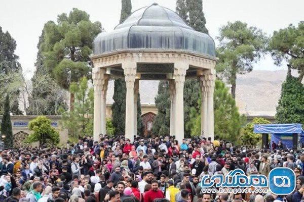 حافظیه و استان فارس همچنان رکورددار بازدیدهای نوروزی هستند حافظیه و استان فارس همچنان رکورددار بازدیدهای نوروزی هستند