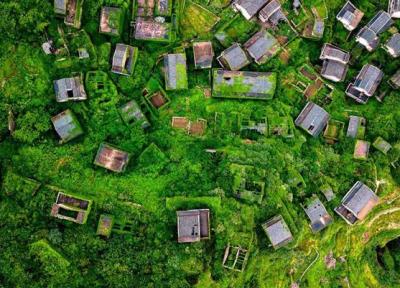 هوتوان، دهکده ای متروکه که تبدیل به بخشی از طبیعت شد